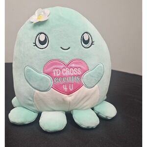 Squishmallows 10"  Octopus "I'd Cross‎ Oceans 4 U"